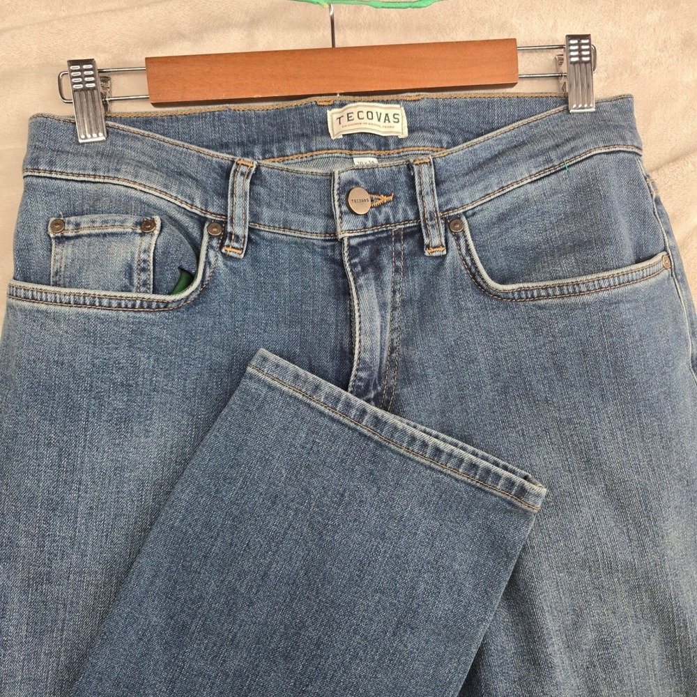 Tecovas Slim Fit Blue Denim Jeans Mens Size 30x34 western workwear